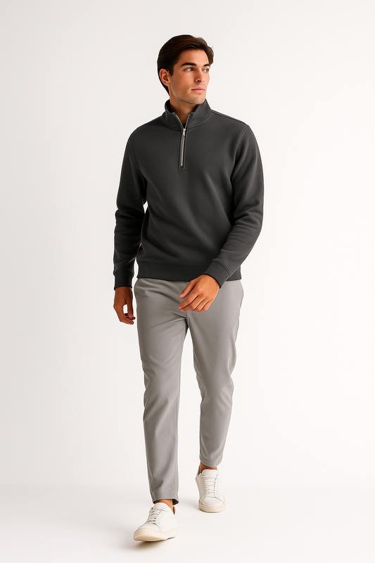 The Ascent Zip - Charcoal