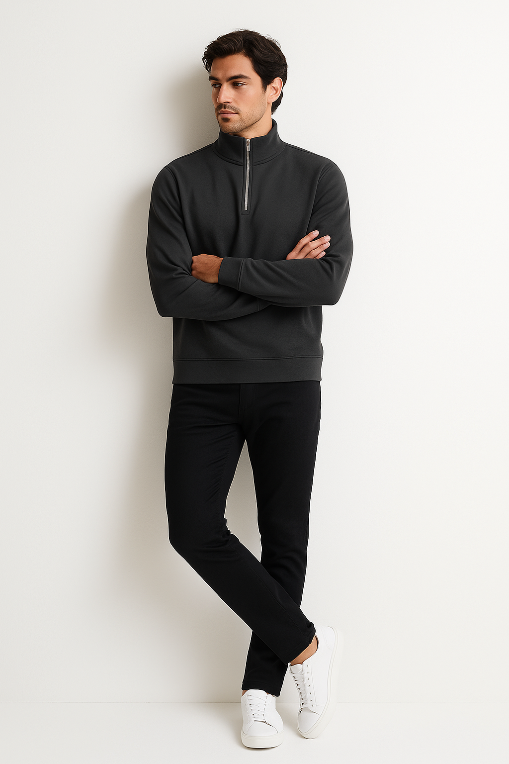 The Ascent Zip - Charcoal