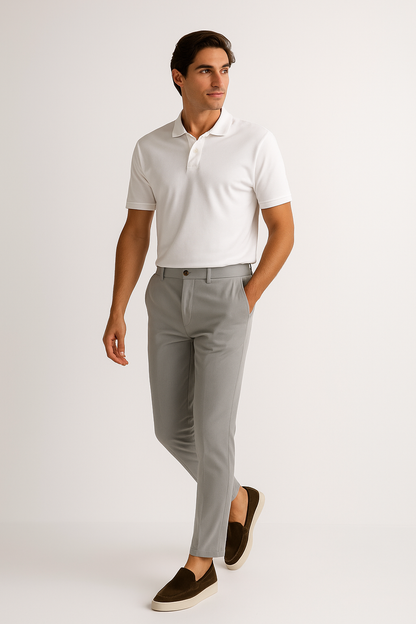 The Legacy Polo - Clear White