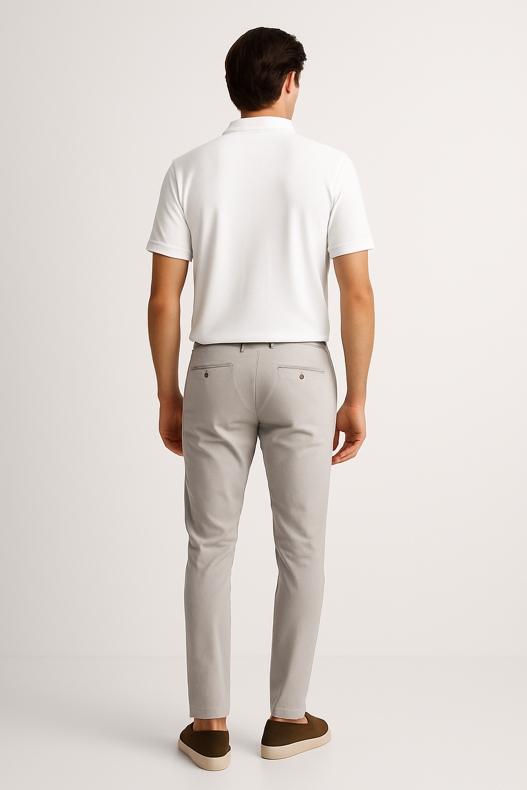 The Legacy Polo - Clear White