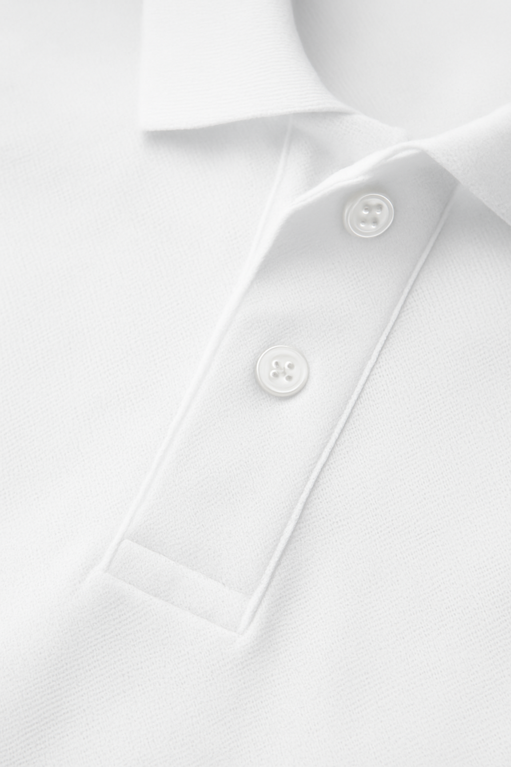The Legacy Polo - Clear White