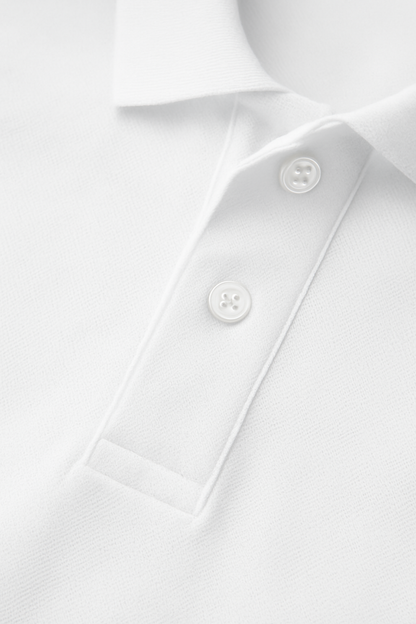 The Legacy Polo - Clear White
