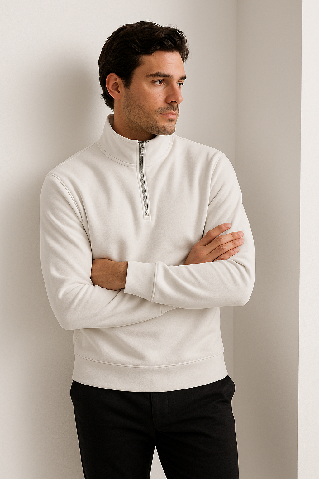 The Ascent Zip – Ivory