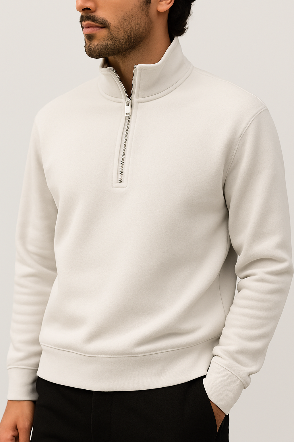 The Ascent Zip – Ivory