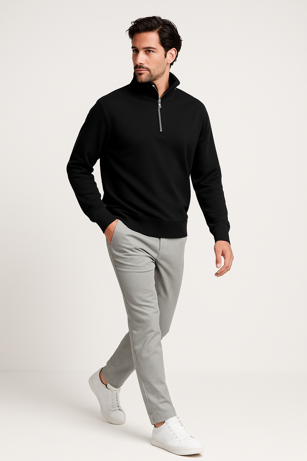 The Ascent Zip – Jet Black