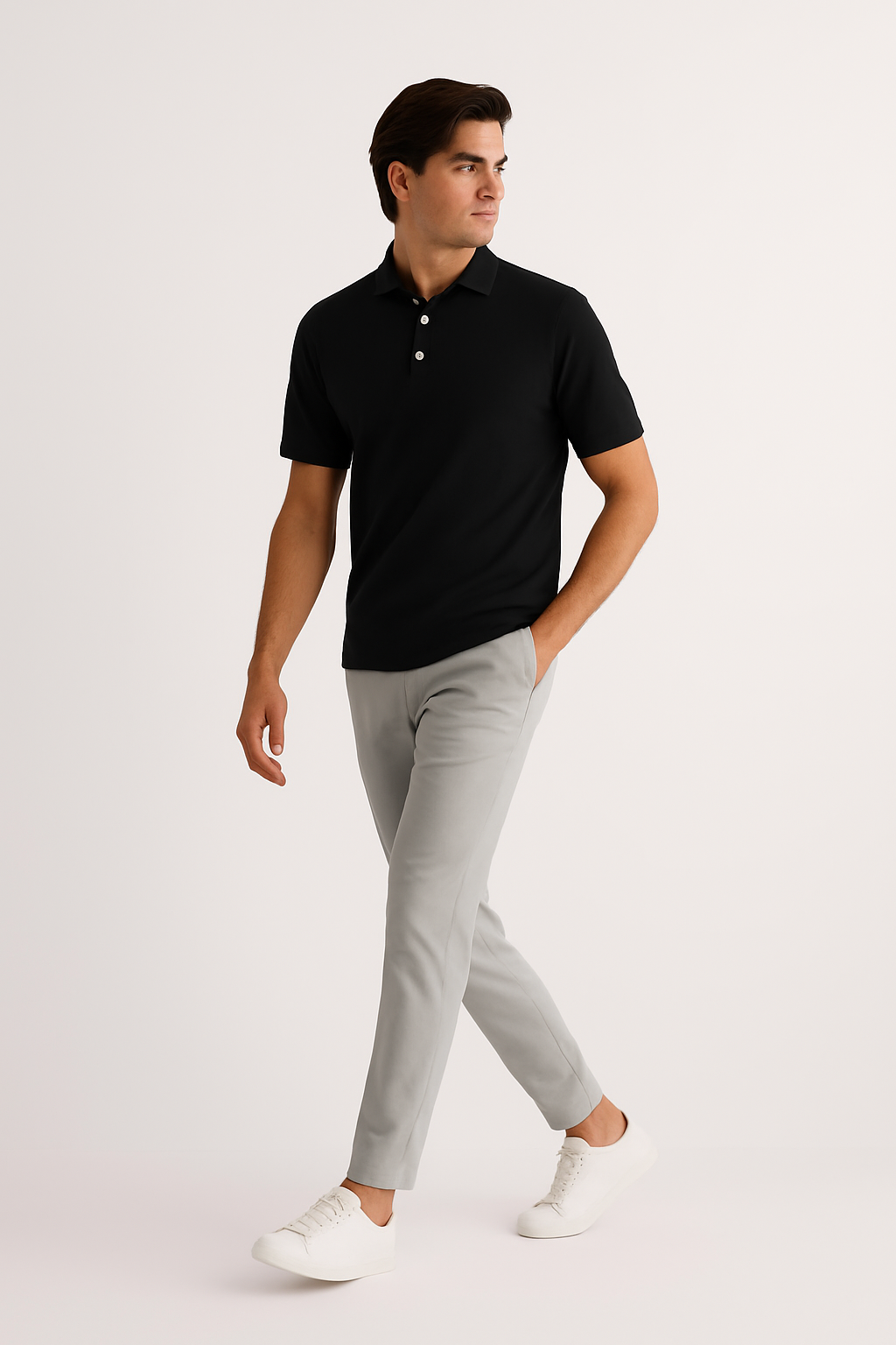 The Legacy Polo - Jet Black