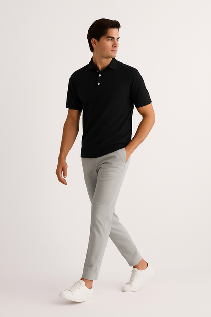 The Legacy Polo - Jet Black