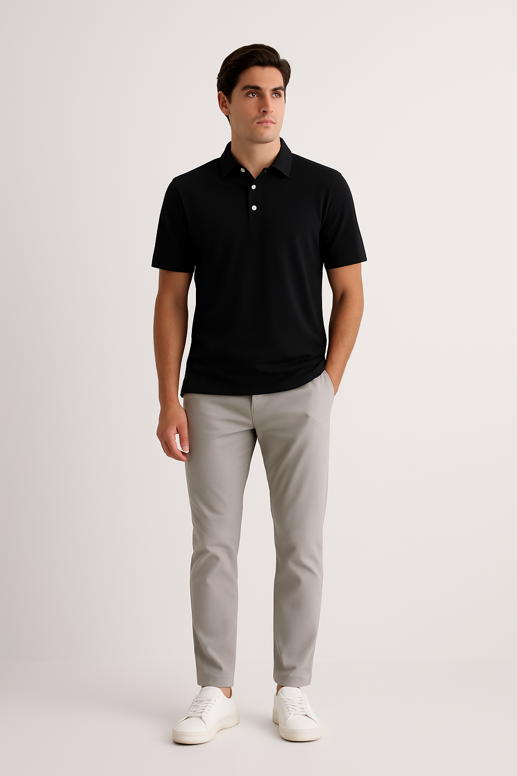 The Legacy Polo - Jet Black