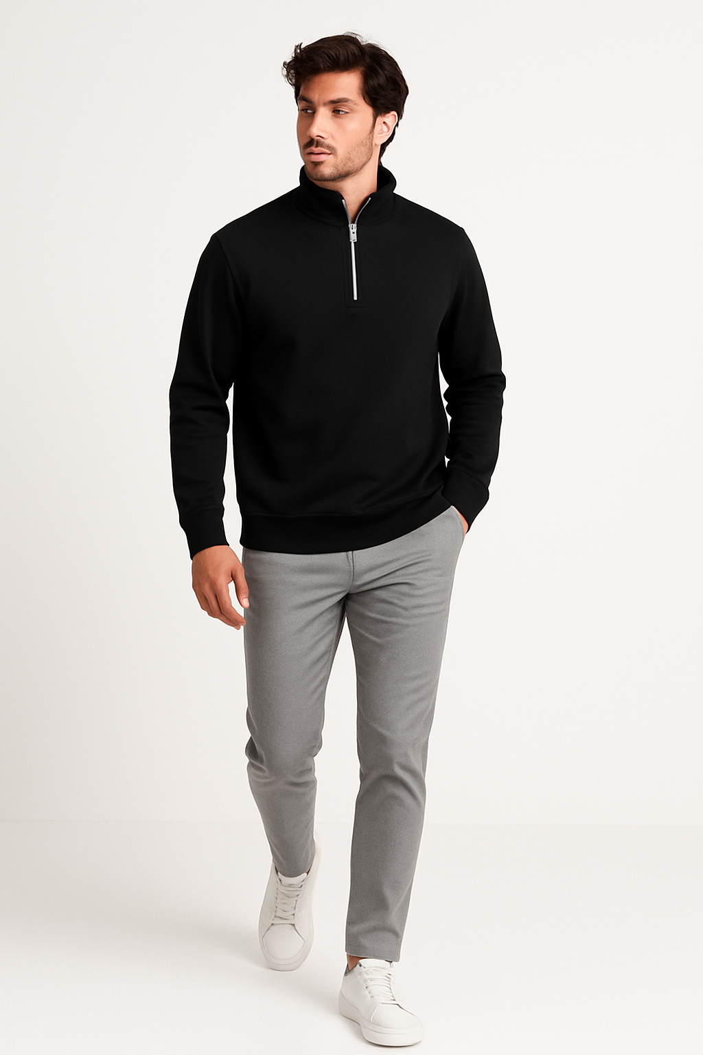 The Ascent Zip – Jet Black