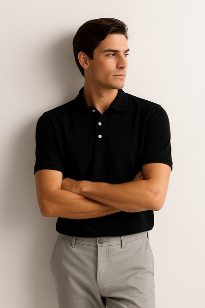 The Legacy Polo - Jet Black