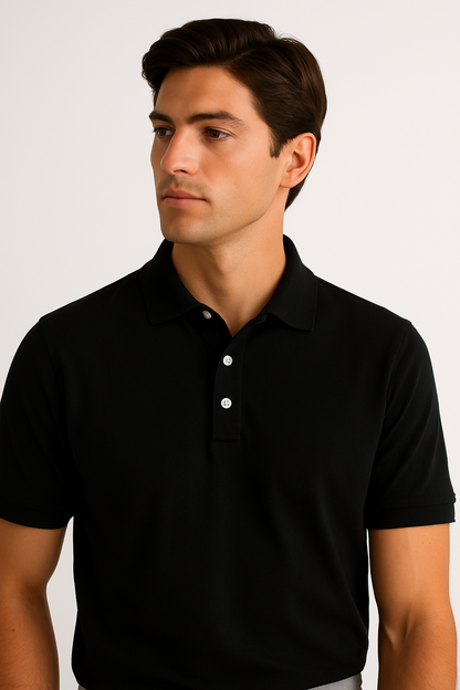 The Legacy Polo - Jet Black