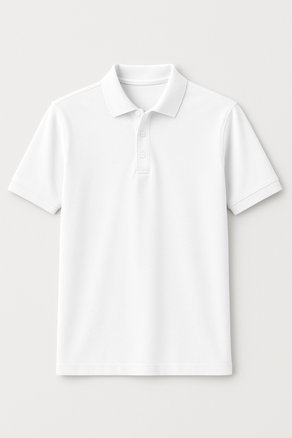 The Legacy Polo - Clear White